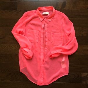 Abercrombie and Fitch sheer blouse